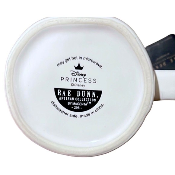 Rae Dunn New 2022! Disney Princess Ariel LITTLE MERMAID Two Sided Coffee Mug LL - Picture 7 of 7